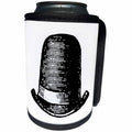 3dRose TNMGraphics Fashions - Tall Bowler - Can Cooler Bottle Wrap (cc_11121)