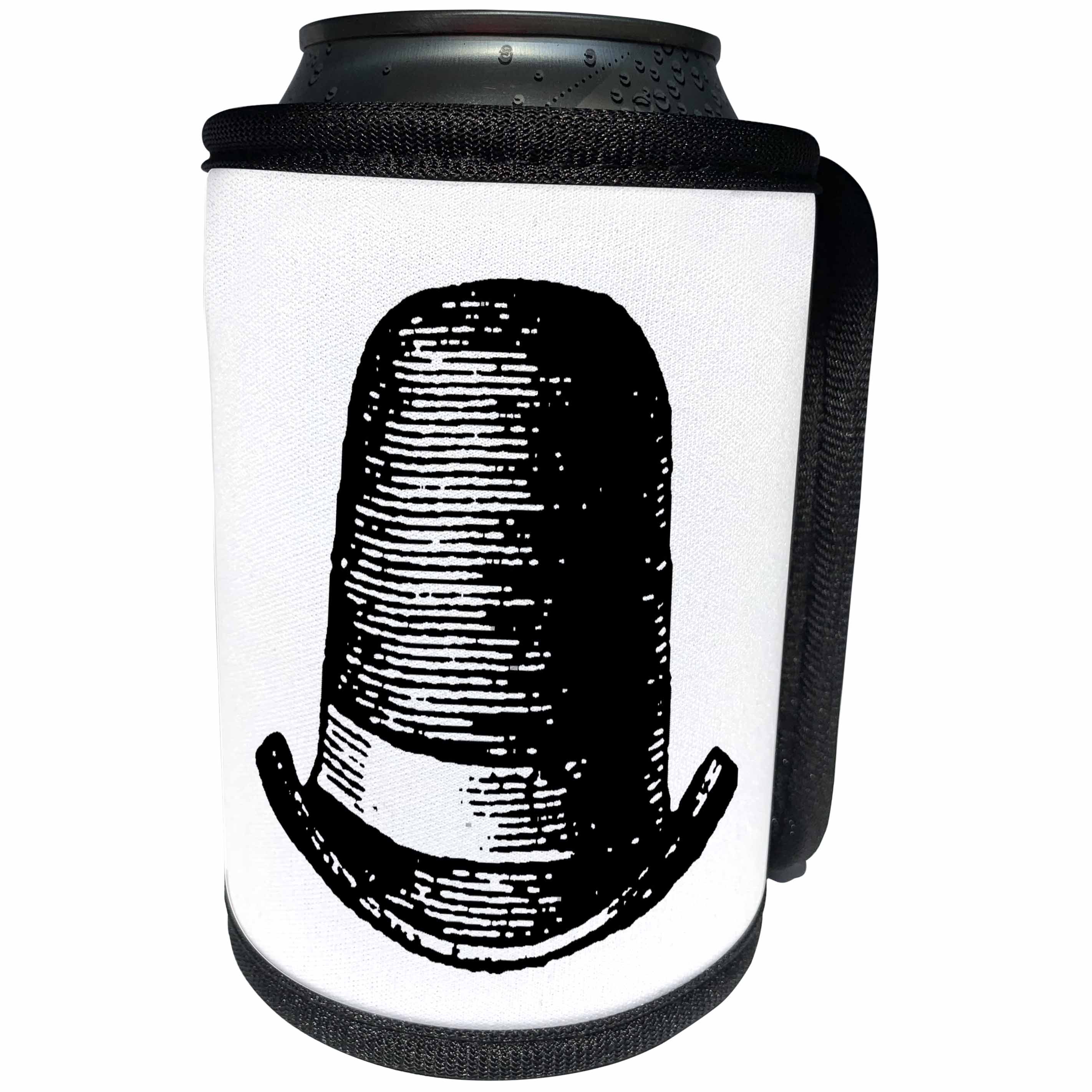 3dRose TNMGraphics Fashions - Tall Bowler - Can Cooler Bottle Wrap (cc_11121)