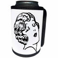 3dRose TNMGraphics Vintage People - Twenties Doll - Can Cooler Bottle Wrap (cc_11128)