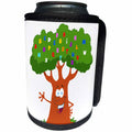 3dRose Dooni Designs More Random Cartoon Designs - Happy Cute Cartoon Abc Alphabet Tree - Can Cooler Bottle Wrap (cc_118744)