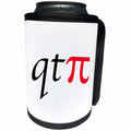 3dRose EvaDane - Funny Quotes - qt pi, Red - Can Cooler Bottle Wrap (cc_123995)