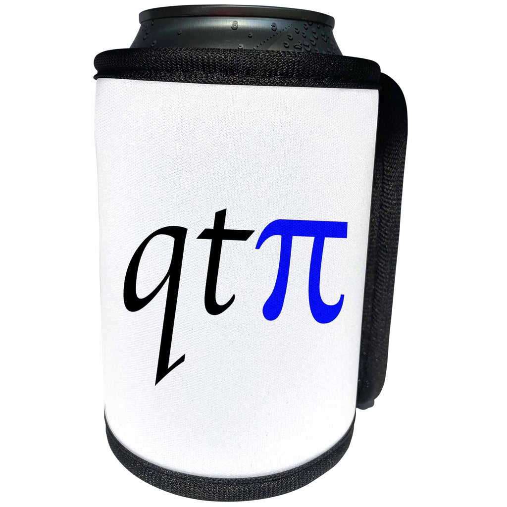3dRose EvaDane - State Flags - qt pi, Blue - Can Cooler Bottle Wrap (cc_123997)