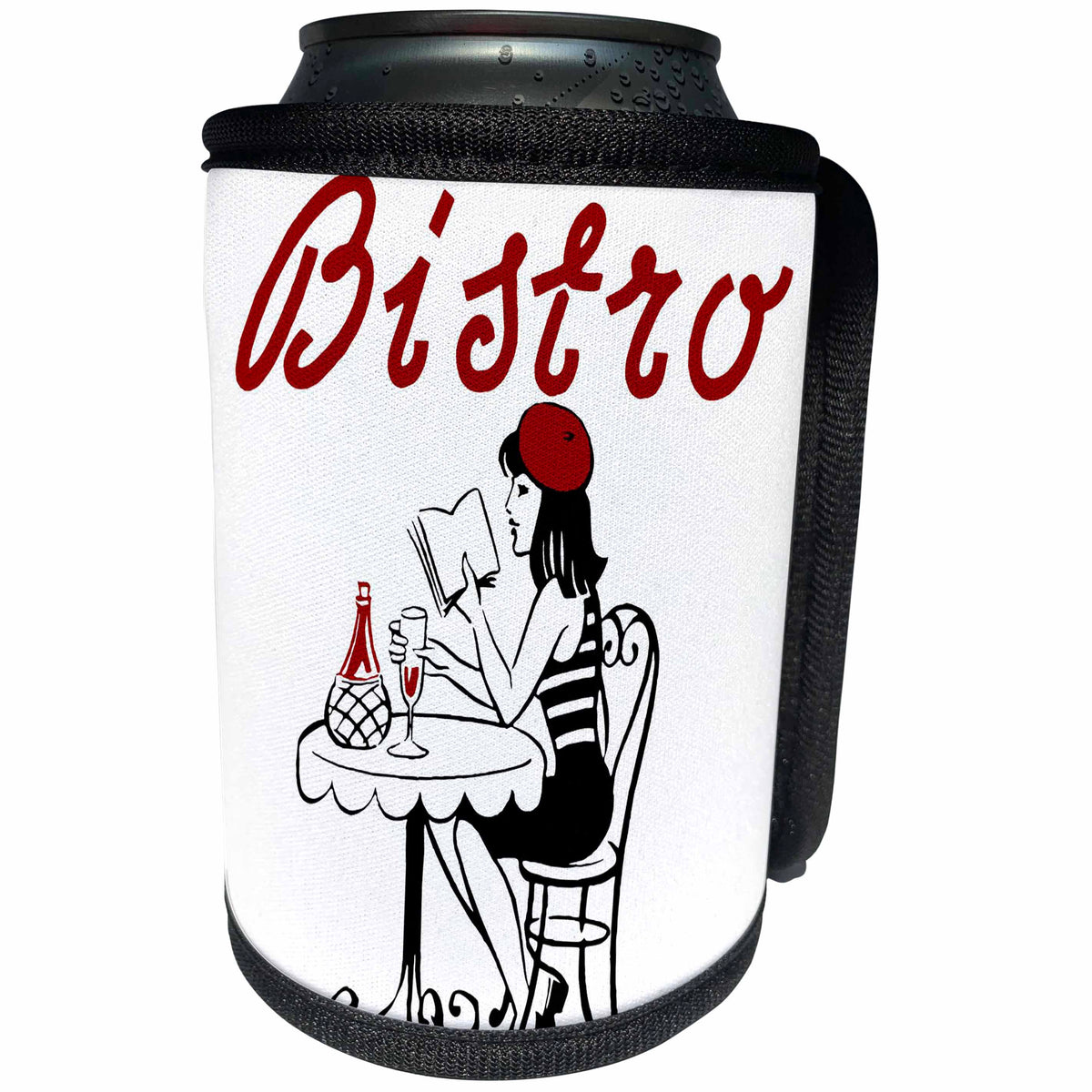 3dRose TNMGraphics Food and Drink - Bistro - Can Cooler Bottle Wrap (cc_124202)