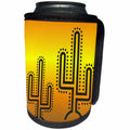 3dRose TNMGraphics Old West - Cactus Sunset - Can Cooler Bottle Wrap (cc_124208)