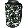 3dRose TNMGraphics Military and Patriotic - Cold Dark Camo - Can Cooler Bottle Wrap (cc_124212)