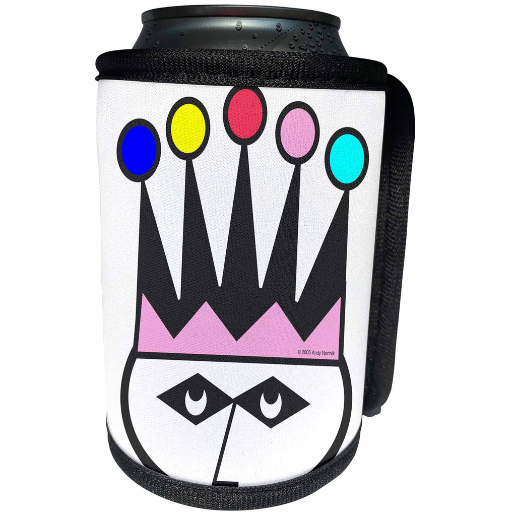 3dRose TNMGraphics Funny - Jester - Can Cooler Bottle Wrap (cc_124252)