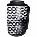 3dRose TNMGraphics Patterns - Metal silver Grate - Can Cooler Bottle Wrap (cc_124260)