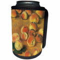 3dRose BLN Claude Monet Collection - Peaches by Claude Monet, 1883 - Can Cooler Bottle Wrap (cc_126607)
