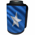 3dRose Carsten Reisinger - Illustrations - Flag of Somalia waving in the wind - Can Cooler Bottle Wrap (cc_174739)