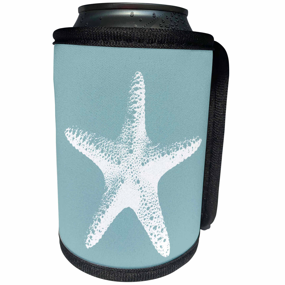 3dRose PS Beach - Summer Starfish - Can Cooler Bottle Wrap (cc_192651)