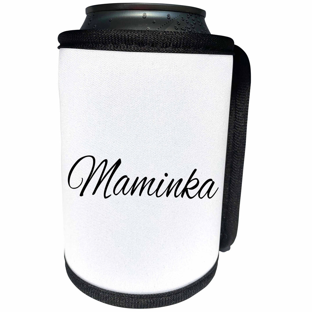 3dRose InspirationzStore Words for Mom around the world - Maminka - word for Mom in Czech - Mother in different languages - Can Cooler Bottle Wrap (cc_193660)