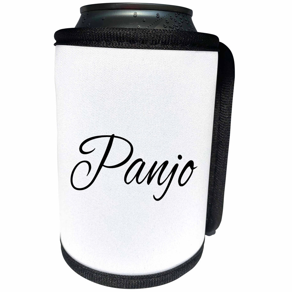3dRose InspirationzStore Words for Mom around the world - Panjo - word for Mom in Esperanto - Mother in different languages - Can Cooler Bottle Wrap (cc_193662)
