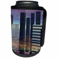 3dRose Perkins Designs Cities And Structures - Silicon City the geography of San Francisco California on a computer mother board - Can Cooler Bottle Wrap (cc_19432)