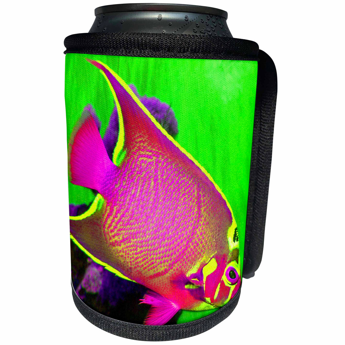3dRose EvaDane - Images - Neon Fish. - Can Cooler Bottle Wrap (cc_194378)