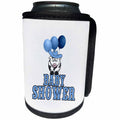 3dRose Doreen Erhardt Baby Designs - Little Cowboy with Blue Balloons Baby Shower Western Themed - Can Cooler Bottle Wrap (cc_203025)