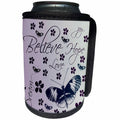 3dRose PS Inspirations - Inspirational Butterflies and Flowers - Can Cooler Bottle Wrap (cc_203819)