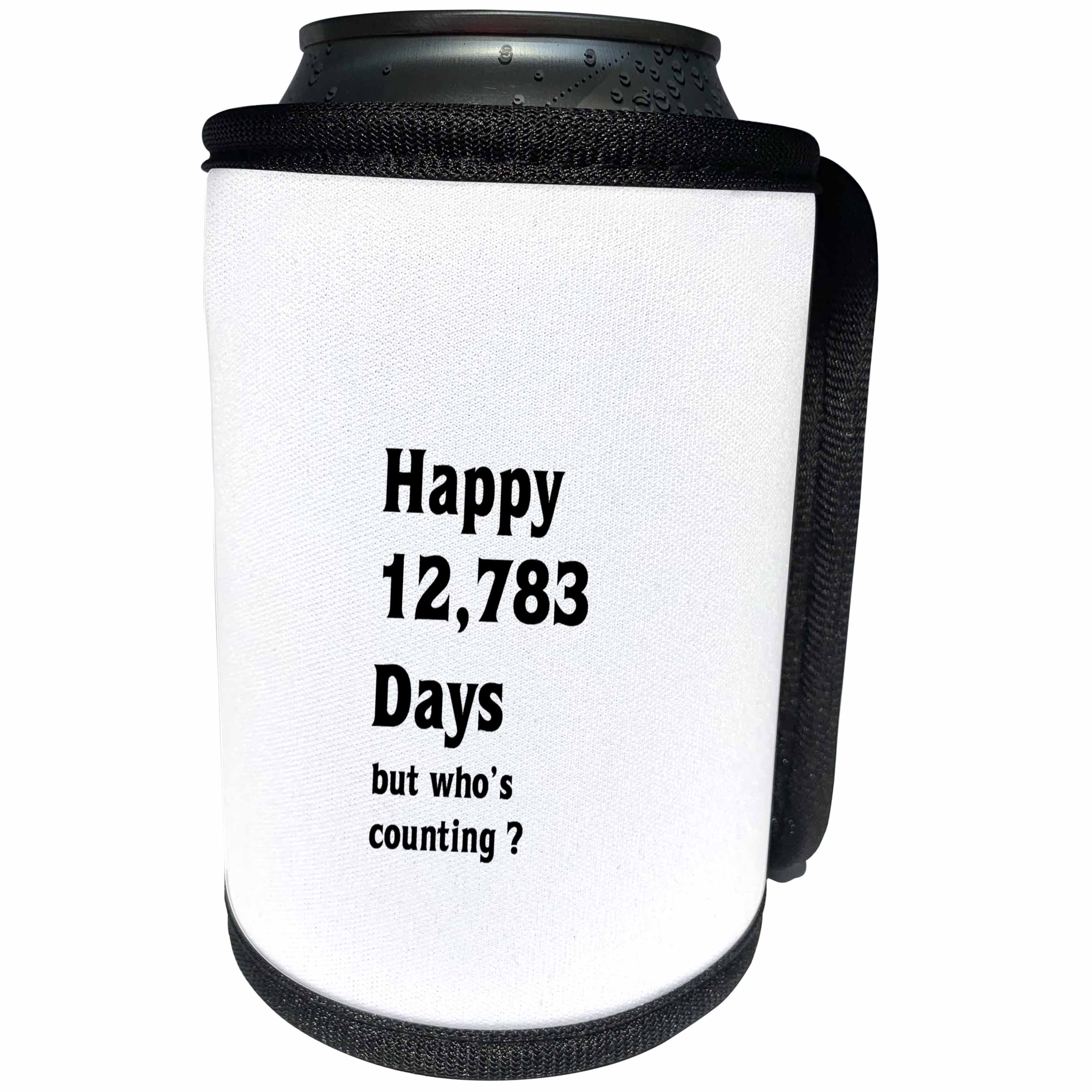 3dRose Florene - Special Events - Print of Funny 35th Birthday Or Anniversary - Can Cooler Bottle Wrap (cc_204041)