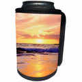 3dRose Danita Delimont - Oceans - USA, California, San Diego, Sunset Cliffs beach at Sunset. - Can Cooler Bottle Wrap (cc_205829)