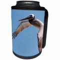 3dRose Danita Delimont - Birds - A Pelican Flying over the Pacific Coast. - Can Cooler Bottle Wrap (cc_206258)