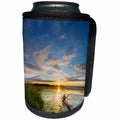 3dRose Danita Delimont - Sports - USA, Washington, kayaker paddling sea kayak on Union Bay, MR. - Can Cooler Bottle Wrap (cc_206282)