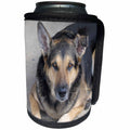 3dRose Jackie Popp Nature N Wildlife animals - German Shepherd - Can Cooler Bottle Wrap (cc_21063)