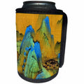 3dRose Florene - Chinese Vintage Art - Print of Chinese Mountain Art Song Dynasty - Can Cooler Bottle Wrap (cc_212615)