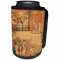 3dRose Florene - Chinese Vintage Art - Print of Chinese Ladies In Palace In Ming Dynasty - Can Cooler Bottle Wrap (cc_212617)