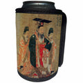 3dRose Florene - Asian Art - Print of Chinese Emperor From Tang Dynasty - Can Cooler Bottle Wrap (cc_212633)