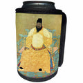 3dRose Florene - Asian Art - Print of Chinese Emperor From Ming Dynasty - Can Cooler Bottle Wrap (cc_212634)