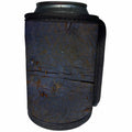 3dRose Florene - Textures III - Print of Dark Rough Wood - Can Cooler Bottle Wrap (cc_212641)