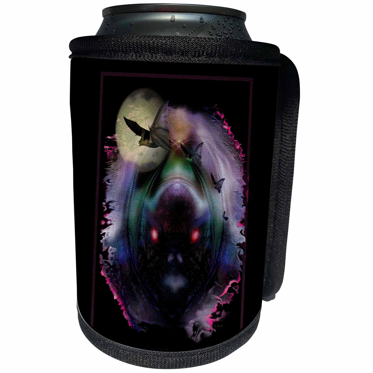 3dRose mimulux Dark Fantasy Art - Mephistopheles mythology fantasy evil dark mephisto faust goethe devil literature - Can Cooler Bottle Wrap (cc_21464)