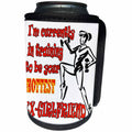 3dRose RinaPiro - Fitness Quotes - Im currently in training to be your hottest ex-girlfriend. Funny quote - Can Cooler Bottle Wrap (cc_218215)