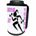 3dRose RinaPiro - Fitness Quotes - Meet me at the gym. Popular saying. Best quotes. - Can Cooler Bottle Wrap (cc_218218)