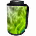 3dRose Edmond Hogge Jr Prints n Patterns - Mystical Green Abstract - Can Cooler Bottle Wrap (cc_21822)