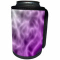 3dRose Edmond Hogge Jr Prints n Patterns - Purple Haze Abstract - Can Cooler Bottle Wrap (cc_21824)