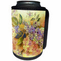 3dRose Florene Abstract Floral - Bouquet Caress - Can Cooler Bottle Wrap (cc_22138)