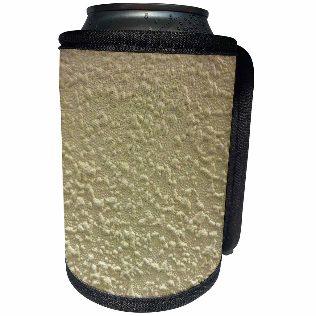 3dRose Florene Designer Textures - Bumpy Beige - Can Cooler Bottle Wrap (cc_22140)