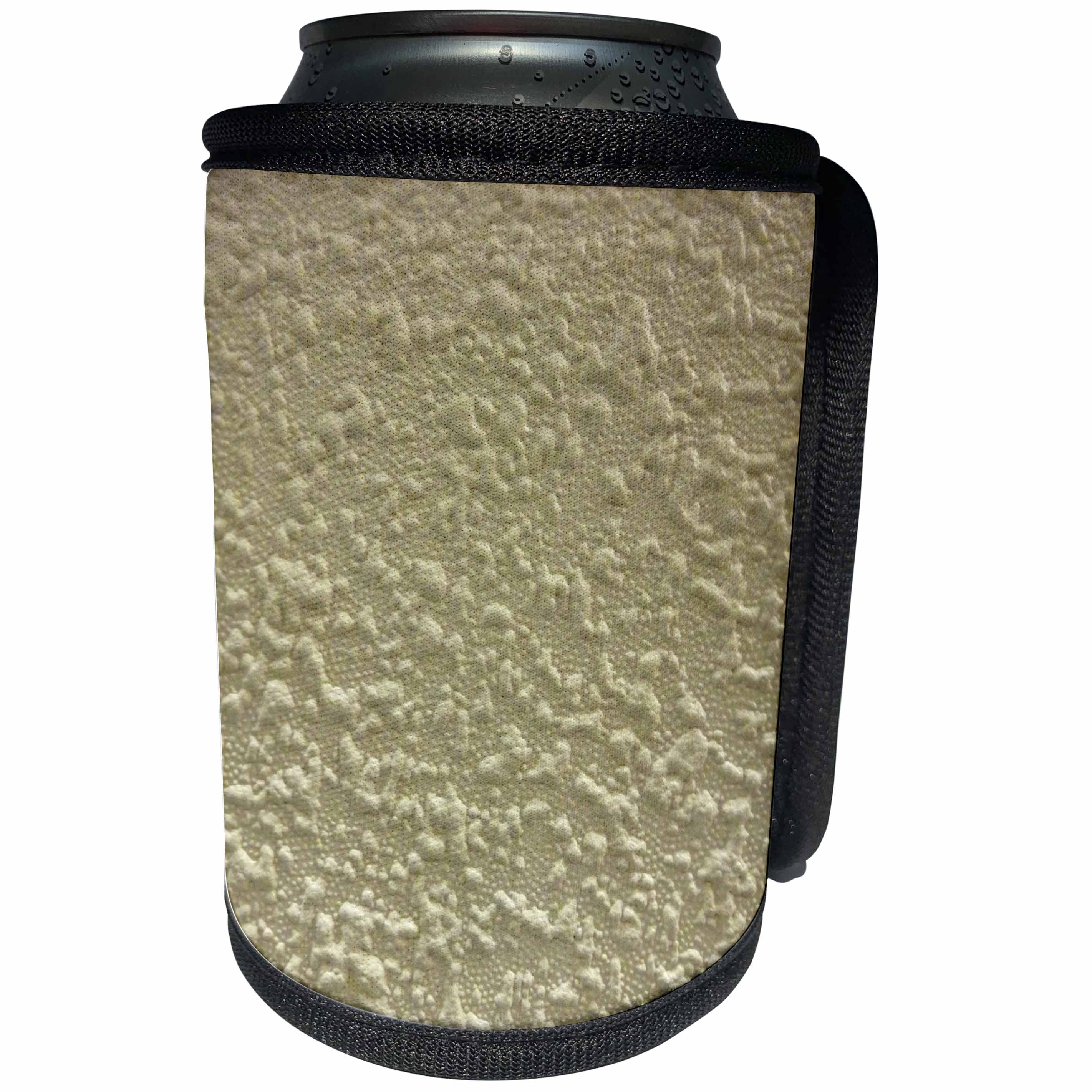 3dRose Florene Designer Textures - Bumpy Beige - Can Cooler Bottle Wrap (cc_22140)