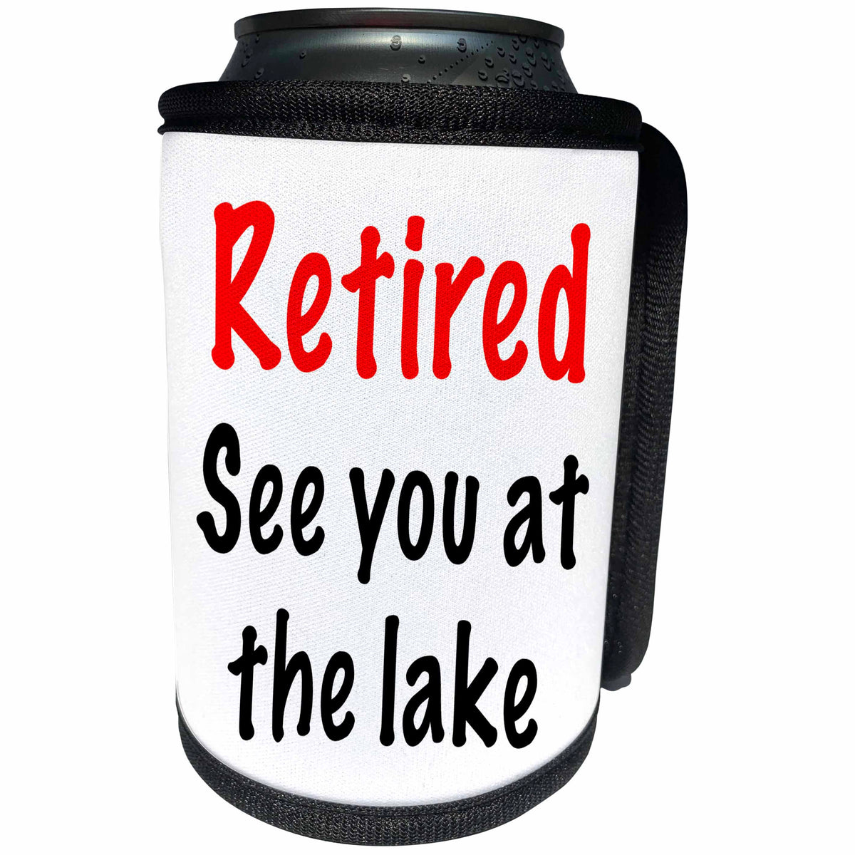3dRose Tory Anne Collections Quotes - RETIRED SEE YOU AT THE LAKE - Can Cooler Bottle Wrap (cc_221419)