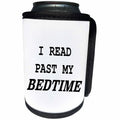 3dRose Tory Anne Collections Quotes - I READ PAST MY BEDTIME - Can Cooler Bottle Wrap (cc_221440)
