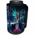 3dRose WhiteOak Art Designs Fairy Prints - This Moment A Fairy sitting on a stump - Can Cooler Bottle Wrap (cc_22523)