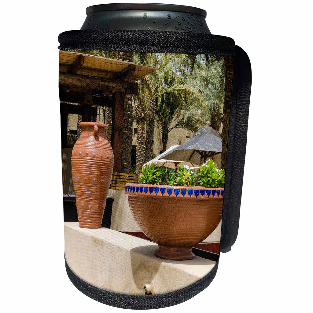 3dRose Danita Delimont - Hotel - Resort and Spa. Dubai, United Arab Emirates. - Can Cooler Bottle Wrap (cc_226130)