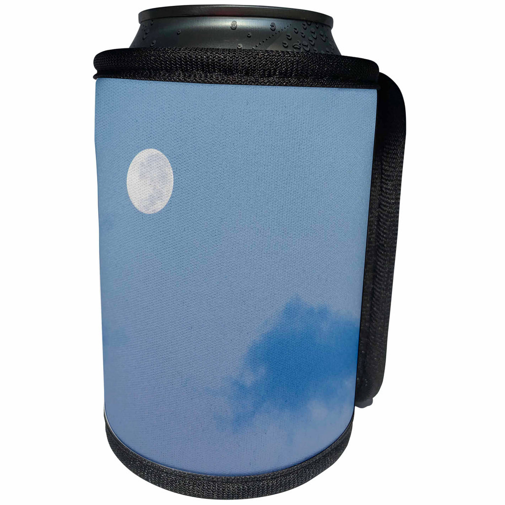 3dRose Danita Delimont - Moon - Australia, Northern Territory, Darwin. Full moon with blue sky. - Can Cooler Bottle Wrap (cc_226139)