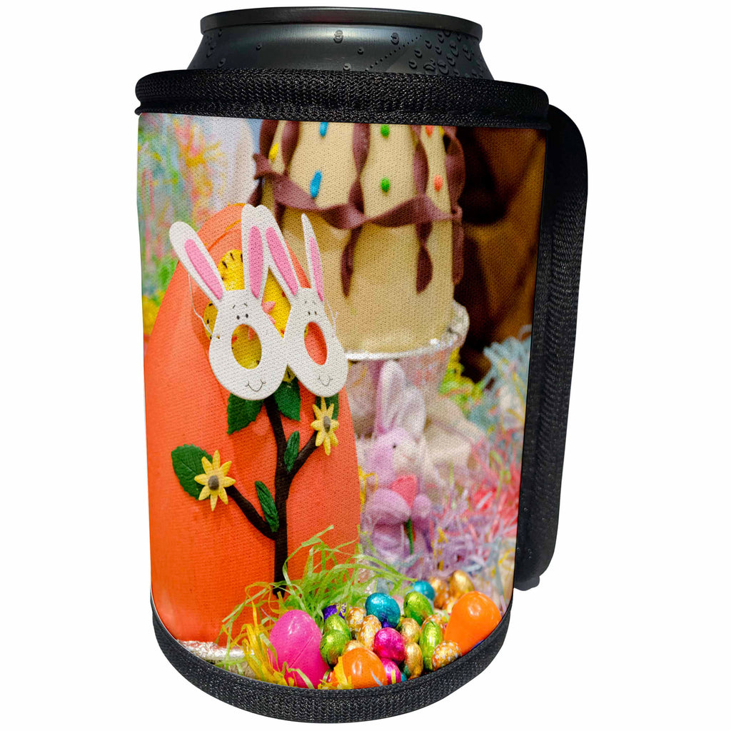 3dRose Danita Delimont - Holidays - Australia. Easter display of decorated chocolate eggs and candy. - Can Cooler Bottle Wrap (cc_226141)
