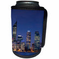 3dRose Danita Delimont - Australia - Australia, Perth, city skyline from Swan River, dusk - Can Cooler Bottle Wrap (cc_226391)
