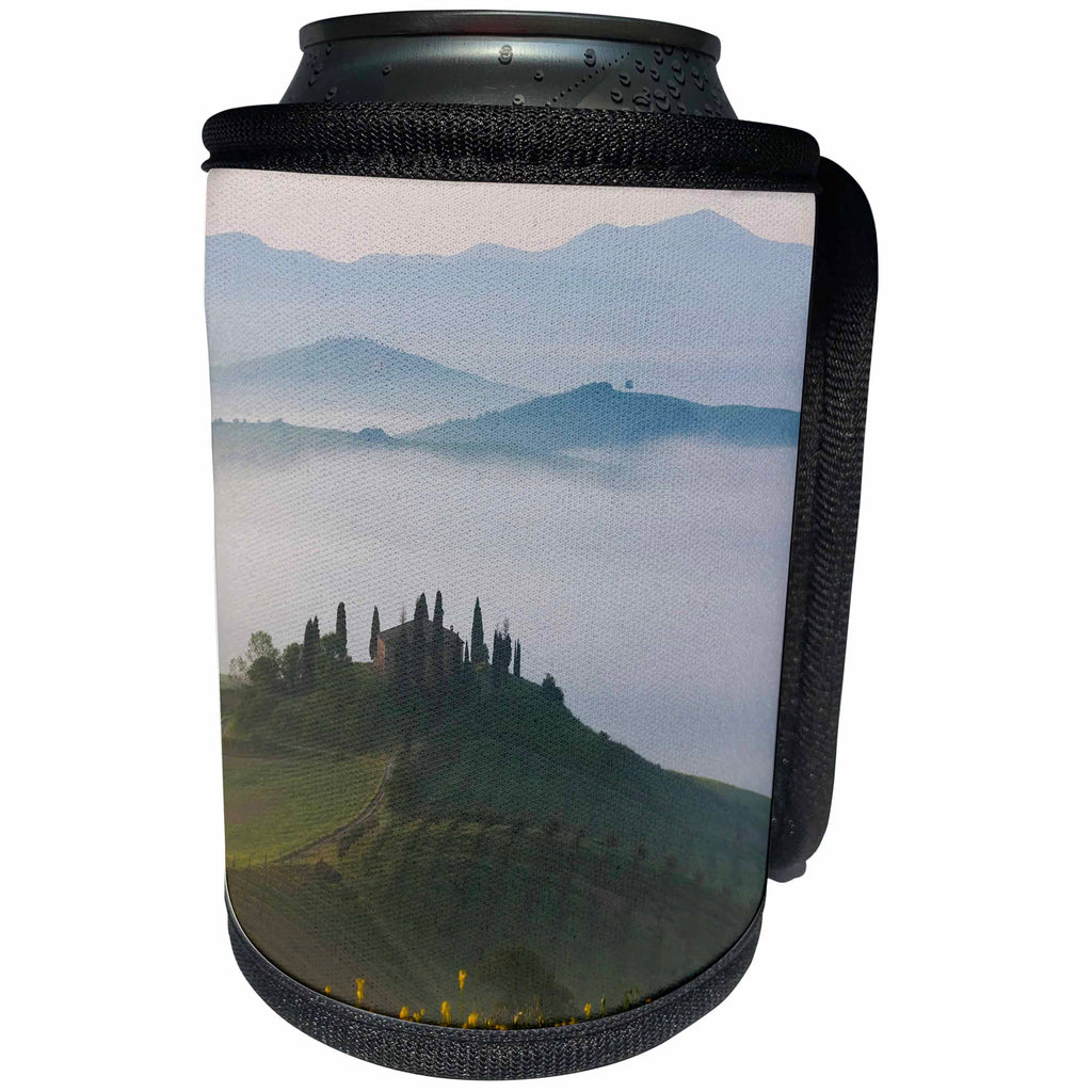 3dRose Danita Delimont - Italy - Farmhouse, Val dOrcia, Tuscany, Italy - Can Cooler Bottle Wrap (cc_227659)