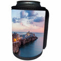 3dRose Danita Delimont - Italy - Coastal village of Peschici, Promontorio del Gargano, Puglia, Italy. - Can Cooler Bottle Wrap (cc_227666)