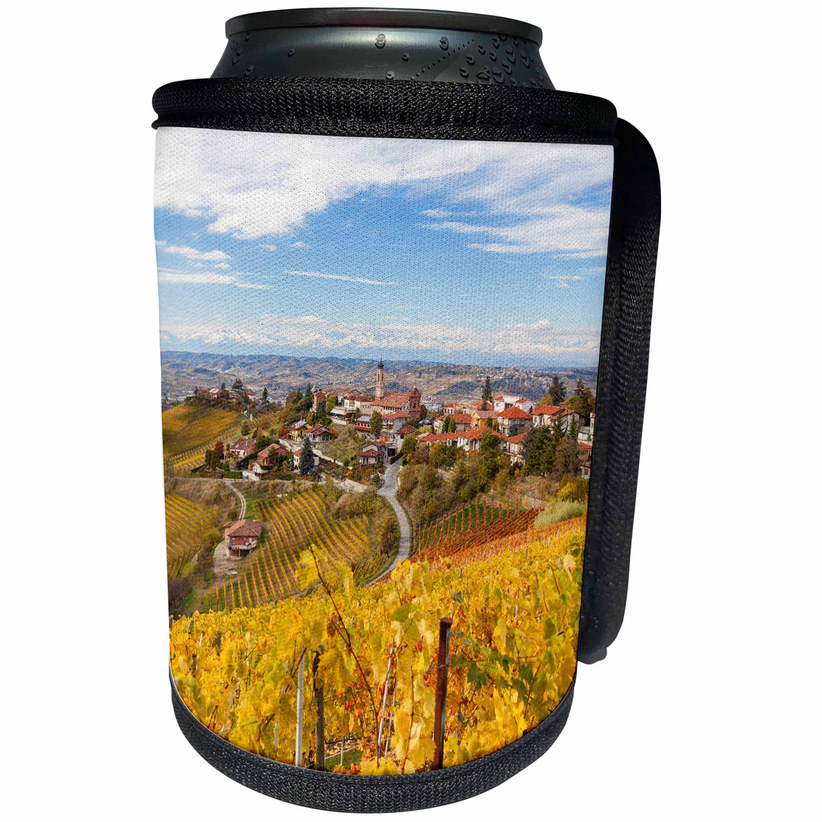 3dRose Danita Delimont - Italy - Vineyards, Treiso, Alba, Langhe, Piedmont, Italy - Can Cooler Bottle Wrap (cc_227667)
