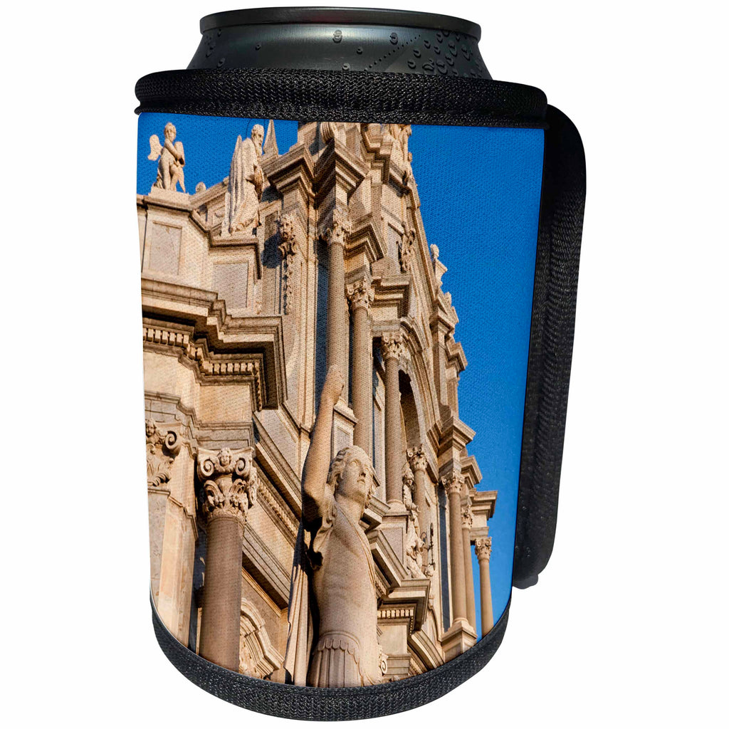 3dRose Danita Delimont - Italy - Exterior view of the Sant Agata Cathedral, Catania, Sicily, Italy - Can Cooler Bottle Wrap (cc_227672)