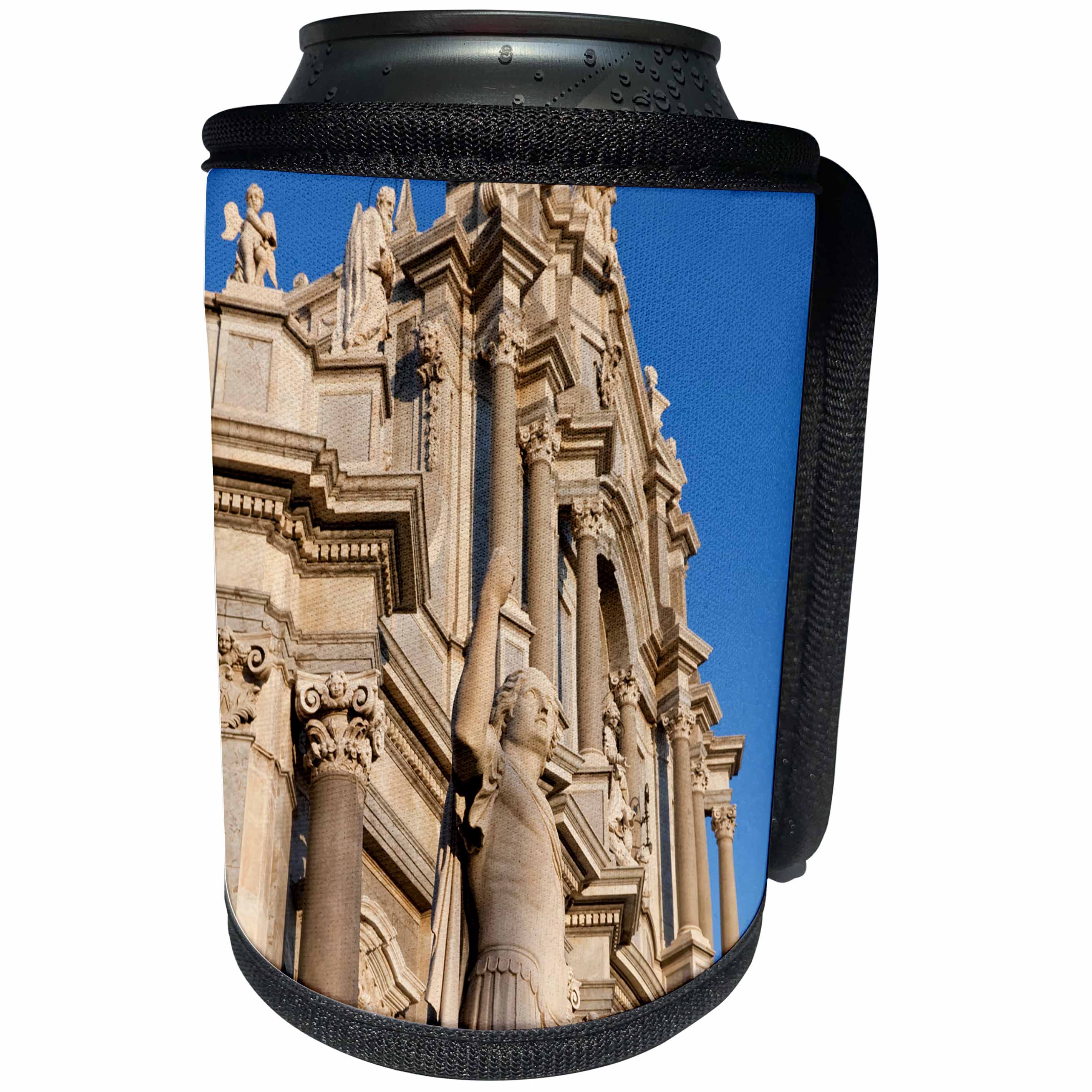 3dRose Danita Delimont - Italy - Exterior view of the Sant Agata Cathedral, Catania, Sicily, Italy - Can Cooler Bottle Wrap (cc_227672)
